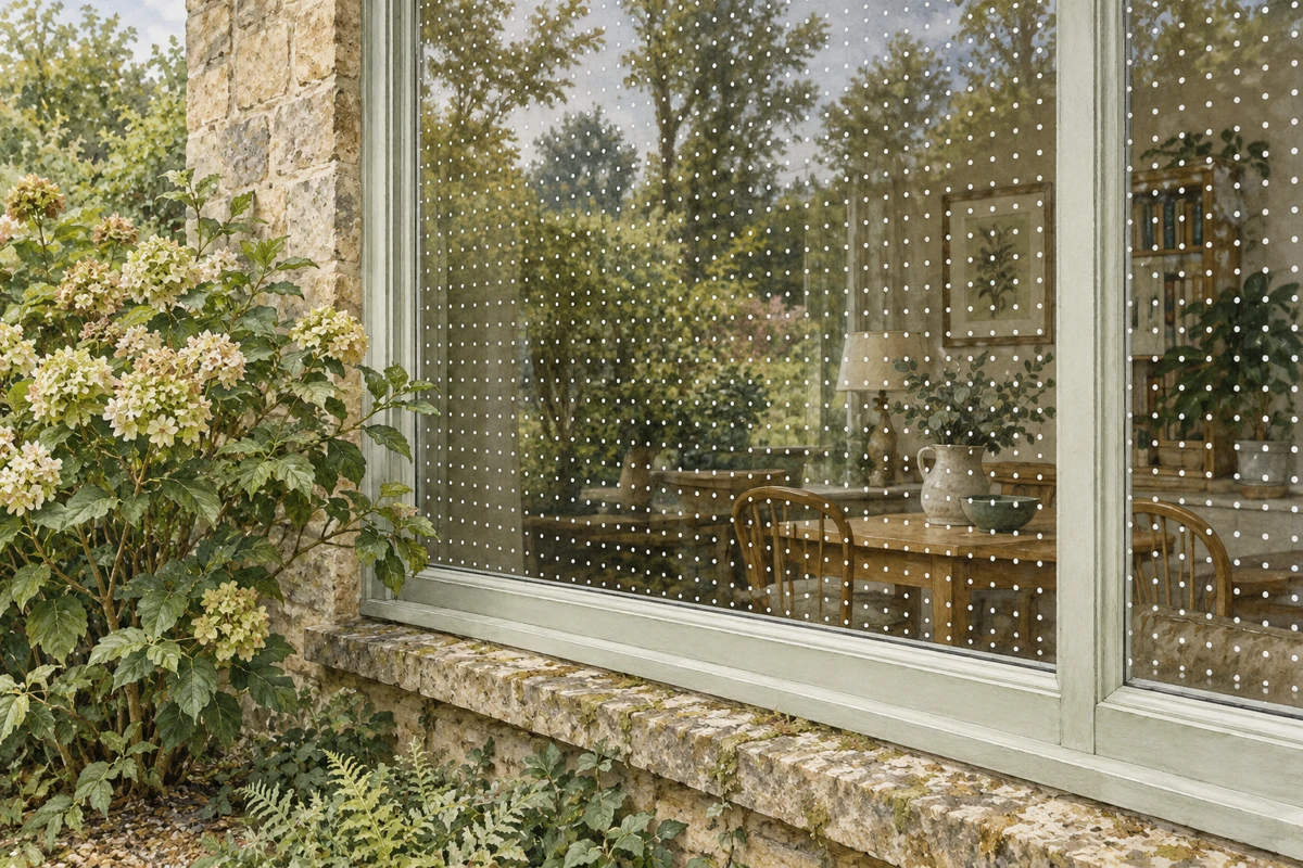 Illustration: Making reflective windows easier to see