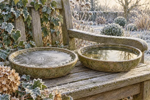 Illustration: Keeping a small water source usable in frost